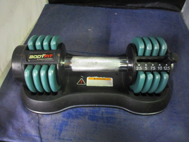 Load image into Gallery viewer, Used Sports Authority BodyFit Adjustable Dumbbell 2.5 - 12.5
