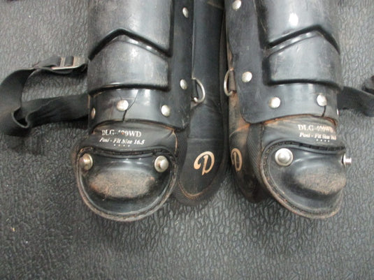 Used Diamond Size 16.5" Catchers Shin Guards