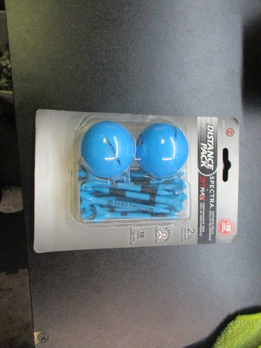 Zero Friction Spectra Distance Pack Golf Balls 2 QTY & 2 3/4