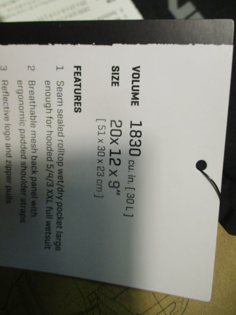 Dakine Mission Surf Wet/Dry Rolltop Backpack 30L