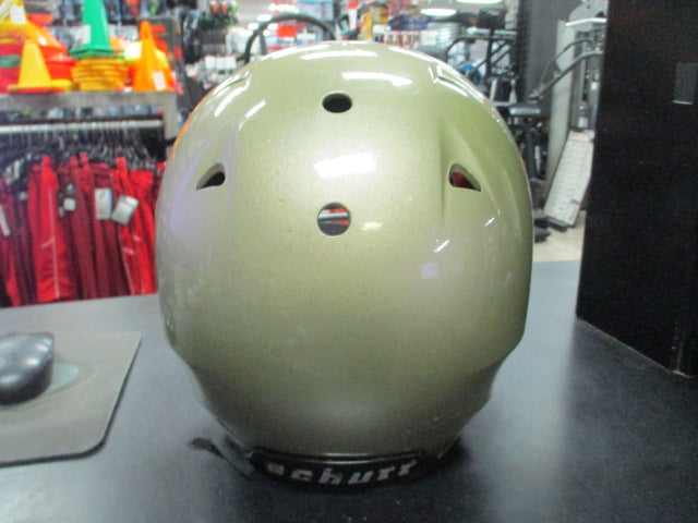 Load image into Gallery viewer, Used Schutt Recruit Hybrid Gold Football Helmet Size Youth XL
