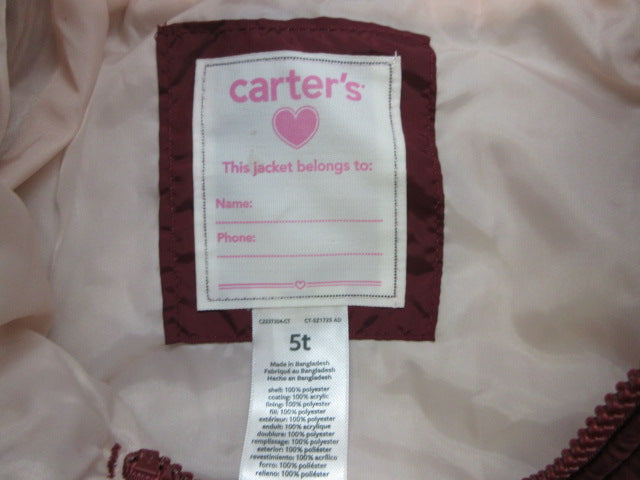 Load image into Gallery viewer, Used Carters Winter Jacket - Size 5t
