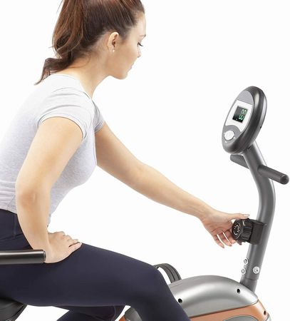 Load image into Gallery viewer, New Marcy Recumbent Exercise Bike with Resistance ME-709

