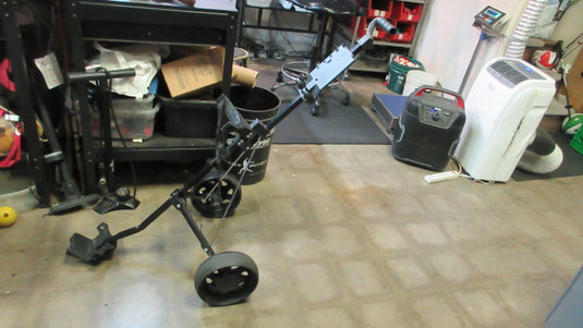 Used Tommy Armour Silver Scot TA-25 Golf Pull Cart- missing bottom strap