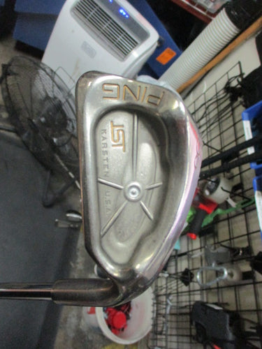 Used Ping ISI Nickel RH 8 Iron White Dot