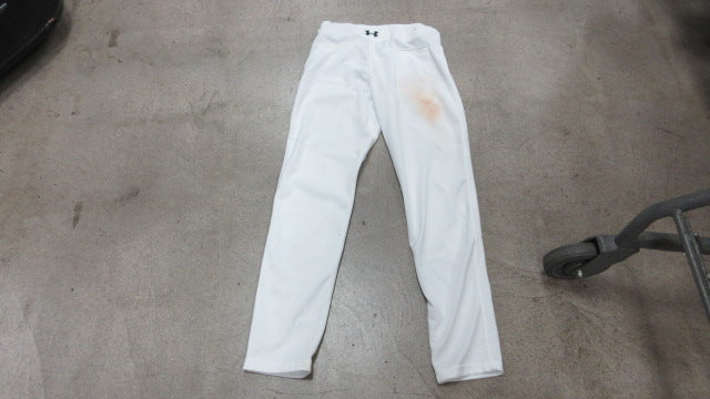 Load image into Gallery viewer, Used Under Armour Youth Large Open Bottom Baseball Pants
