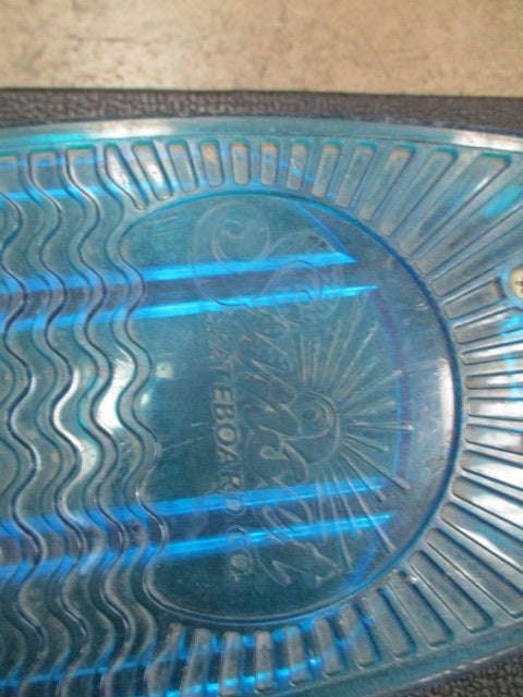 Load image into Gallery viewer, Used Sunset Penny Wave Skateboard Complete LED 22" Blue
