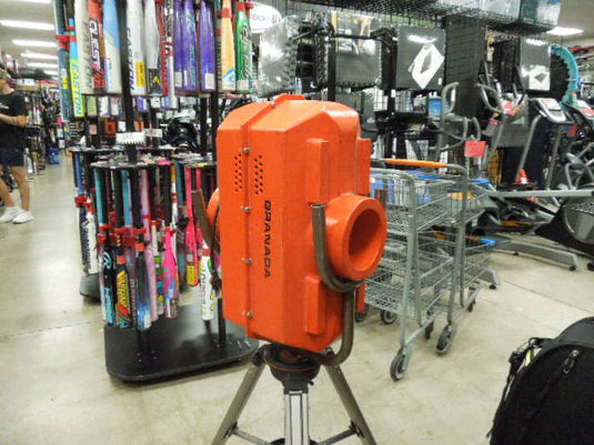 Heavy Use Granada III Single Speed Wiffle Ball Pitching Machine with OG Tripod