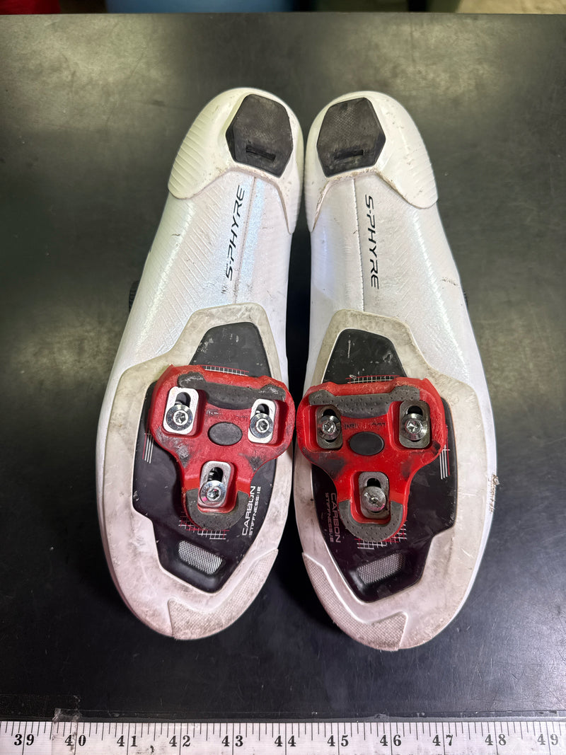 Load image into Gallery viewer, Used Shimano S-Phyre RC903 Road Cycling Shoes Size 8 Carbon Stiffness 12
