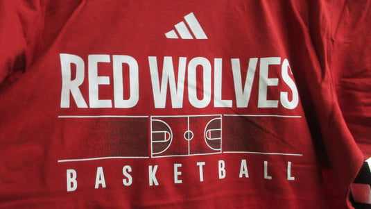 Adidas Arkansas Red Wolves Basketball T-shirt - Size Large