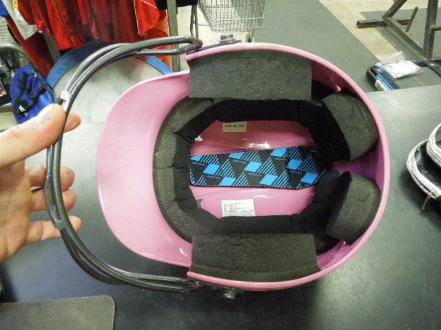 Load image into Gallery viewer, Used Easton Alpha Batting Helmet in Pink With Face Guard Size 6 1/4" - 6 7/8"
