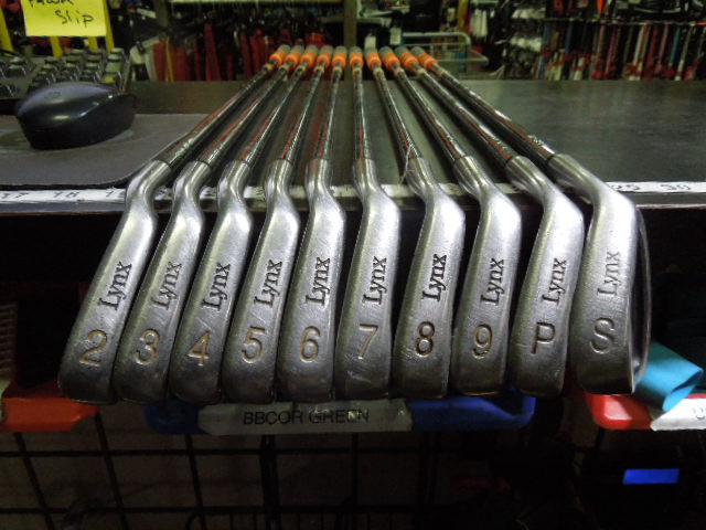 Load image into Gallery viewer, Used Lynx Black Cat 10 pc Right Hand Iron Set 2-9i, Pw and Sw
