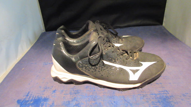 Load image into Gallery viewer, Used Mizuno Select Nine Cleats Youth Size 5 - hole
