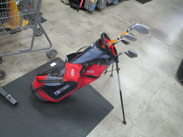 Load image into Gallery viewer, Used US Kids Ultralight WT-10u Junior Golf Set Driver, Hybrid,6,8,PW- RH
