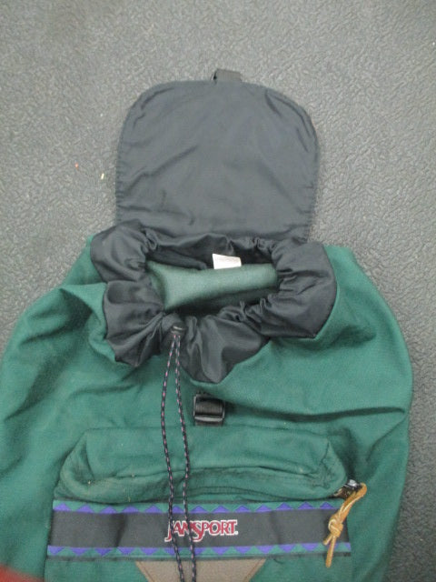 Load image into Gallery viewer, Used Jansport Top Synch Bag in Green Like New Late 90s
