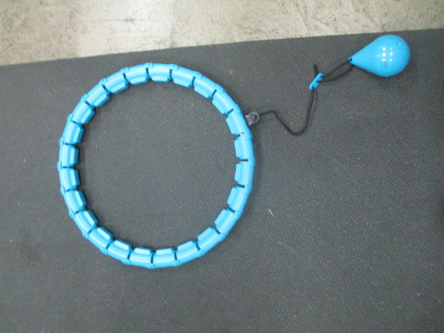 Load image into Gallery viewer, Used Weighted Hula Hoop Type Exercise Device 7 lb Attached Weight
