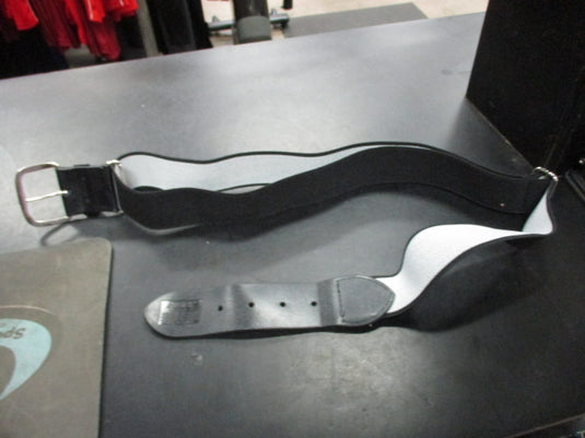Used All Star Black Adult Baseball Belt