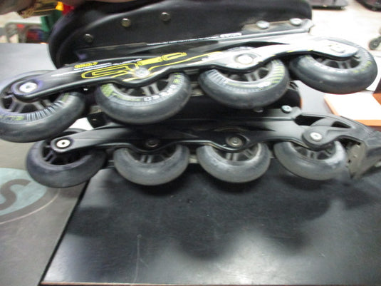 Used Roller Durby Q60 Gold 7 Size 5 In-Line Roller Skates