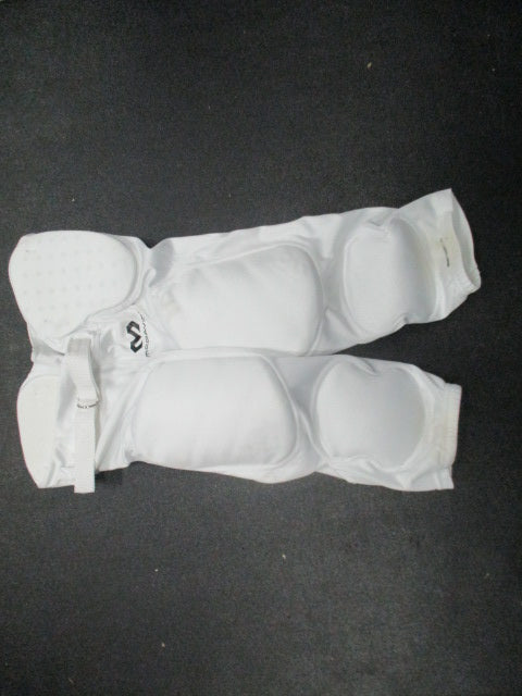Used Mcdavid 7 Pad Integrated White Football Pants (Rip On Bottom)