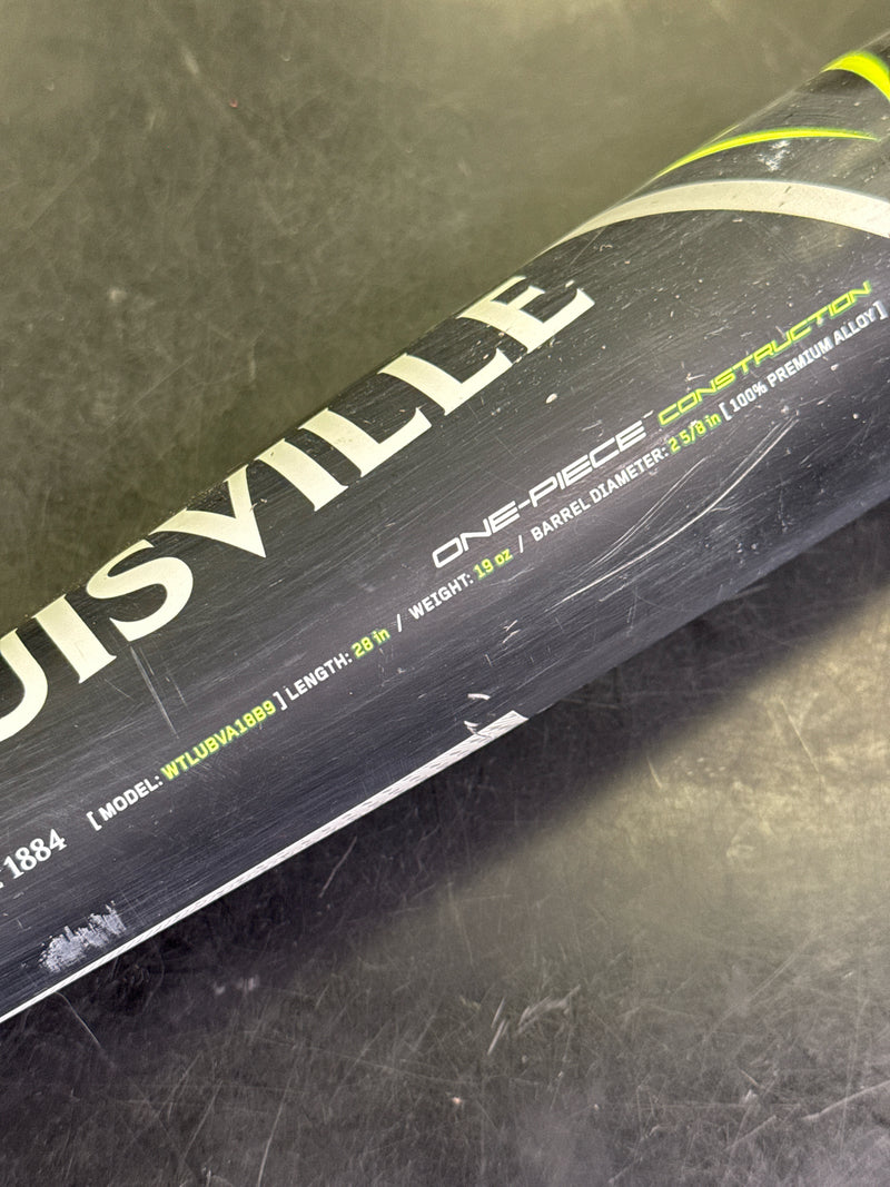 Load image into Gallery viewer, Used Louisville Slugger Vapor USA Baseball Bat 28 in 19 oz -9
