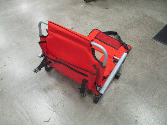 Used Red Folding Stadium Seat (Heavy Wear)