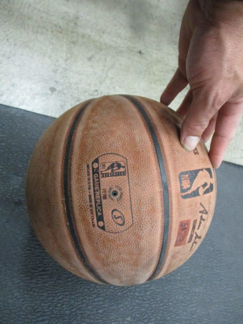Used Spalding Silver Series Game Replica Basketball