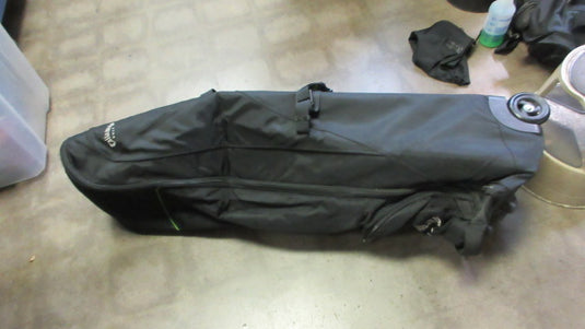 Used Callaway Golf Bag Travel Bag w/ Wheels - wear on corners & cracked plastic