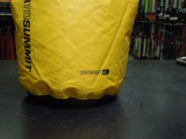 Load image into Gallery viewer, Used Sea to Summit Lightweight 4L Yellow Dry Bag
