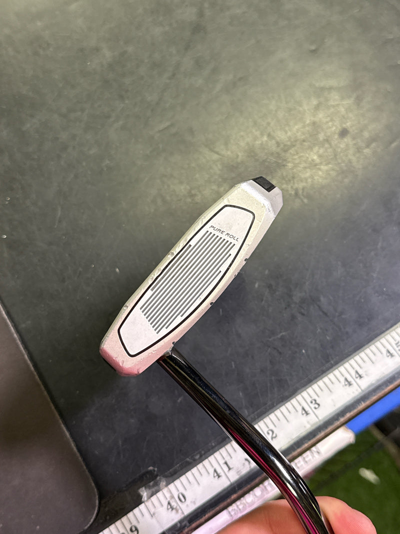 Load image into Gallery viewer, Used TaylorMade Spider S Platinum Pure Roll 65G Offset Right Hand Mallet Putter

