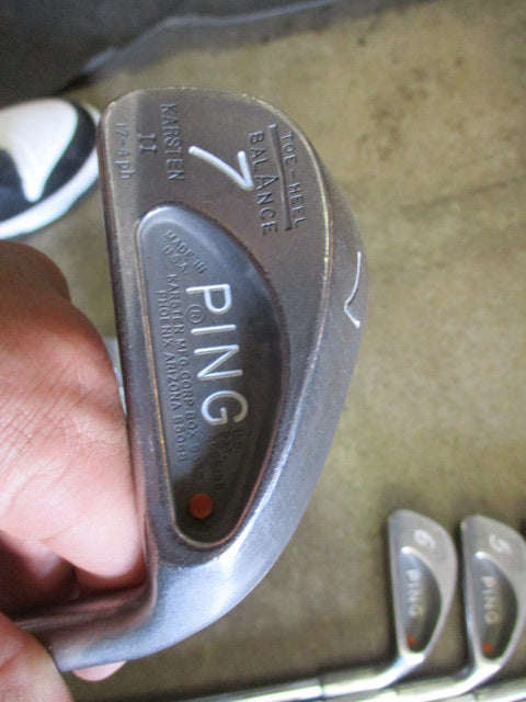 Load image into Gallery viewer, Used Ping Karsten II Orange Dot Iron Set 3-9 , PW - RH
