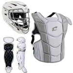 New Champro Optimus Pro Fastpitch Catcher's Kit - White - Varsity