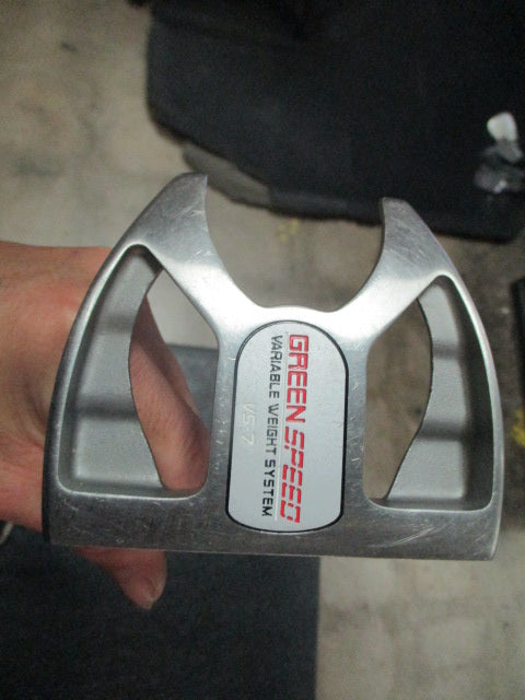 Load image into Gallery viewer, Used Tiger Shark Green Speed Variable Weight System V5-7 37&quot; Putter - RH

