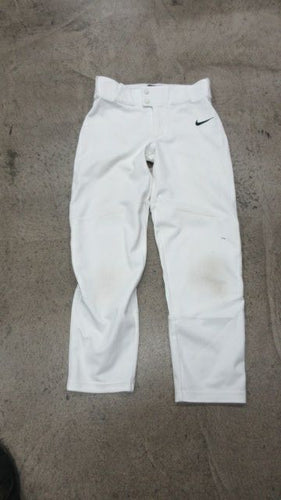 Used Nike Vapor Youth Large White Open Bottom Baseball Pants
