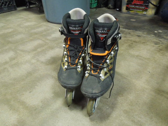 Used Rollerblade Aero 7 Alu Inline Training Skates Progressive Fit Size US 10