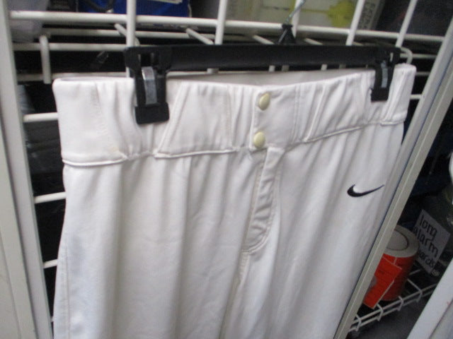 Load image into Gallery viewer, Used Nike Vapor White Baseball Pants Size Large
