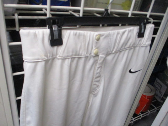 Used Nike Vapor White Baseball Pants Size Large