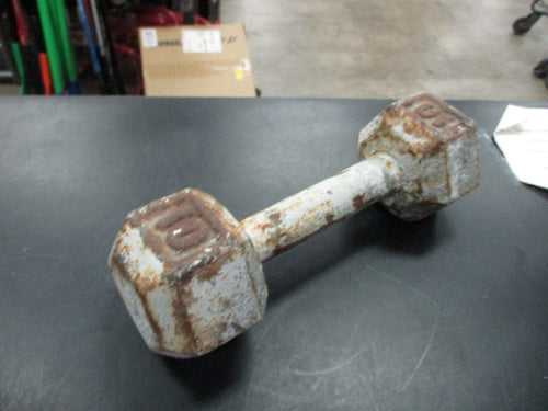 Used 10 LB Cast Iron Dumbbell