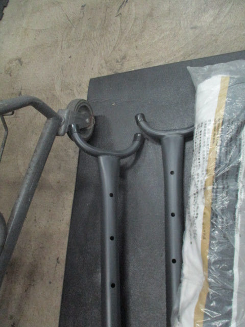 Load image into Gallery viewer, Used Vivere Double Cotton Hammock with Space Saving Steel Stand No Carry Bag
