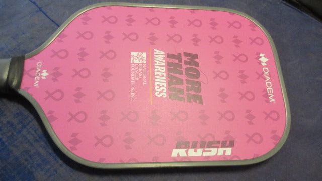 Load image into Gallery viewer, Used Diadem Rush More Than Awareness Pickleball Paddle - Pink
