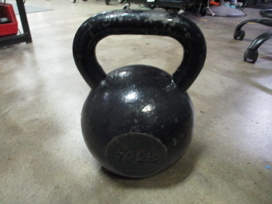 Used 70 LB Cast Iron Kettle Bell