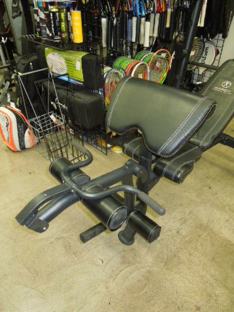 Load image into Gallery viewer, Used Marcy Pro Diamond Elite Adjustable Bench Press, Preacher Curl and Leg Ext

