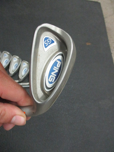 Used Ping G5 Orange Dot Iron Set 3-9 , Wedge - RH