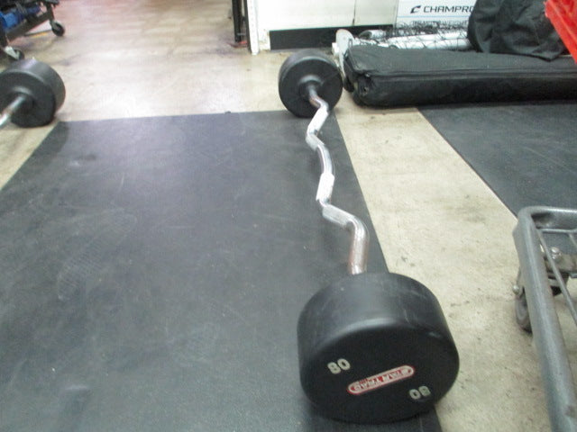Load image into Gallery viewer, Used Star Trac 80LB Fixed Curl Bar
