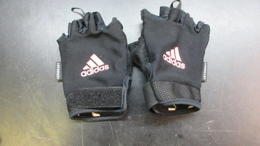 Used Adidas Adjustable Weight Lifting Gloves - Youth