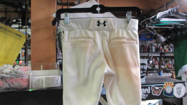 Load image into Gallery viewer, Used Under Armour Open Bottom Baseball Pants - Size Youth Small
