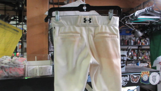 Used Under Armour Open Bottom Baseball Pants - Size Youth Small