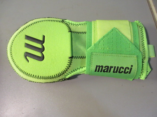 Load image into Gallery viewer, New Marucci Youth Sliding Mitt - Neon Green Fits Right or Left Hand
