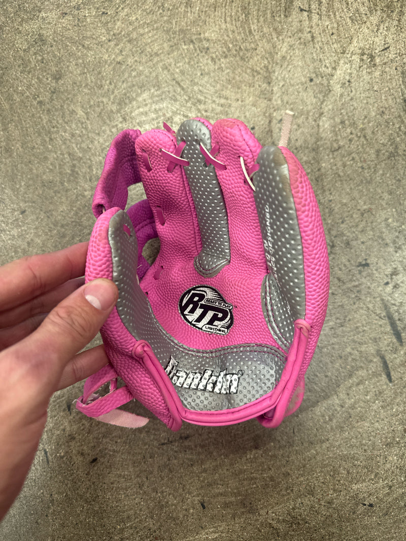 Load image into Gallery viewer, Used franklin RTP Pink basebll glove
