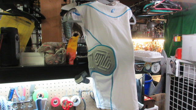 Load image into Gallery viewer, Used Champro Padded Football Compression Shirt - Size Youth Large
