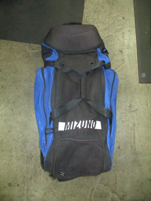 Used Mizuno Samurai Catcher's Wheel Bag in Blue